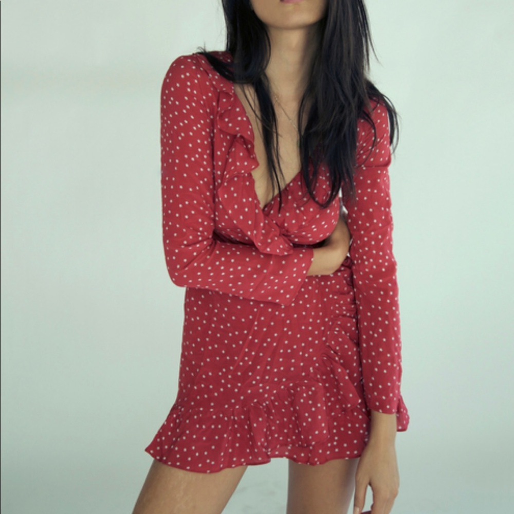 Realisation par Alexandra dress in red star